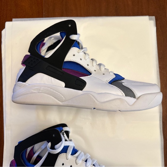 Nike Air Flight Huarache OG Varsity Purple Blue Sneakers FD0183-101 Mens Size 10 - Picture 8 of 14